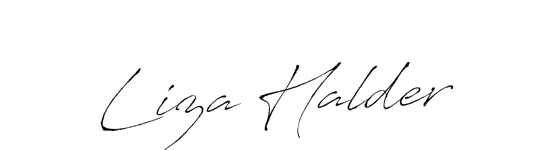 Antro_Vectra is a professional signature style that is perfect for those who want to add a touch of class to their signature. It is also a great choice for those who want to make their signature more unique. Get Liza Halder name to fancy signature for free. Liza Halder signature style 6 images and pictures png