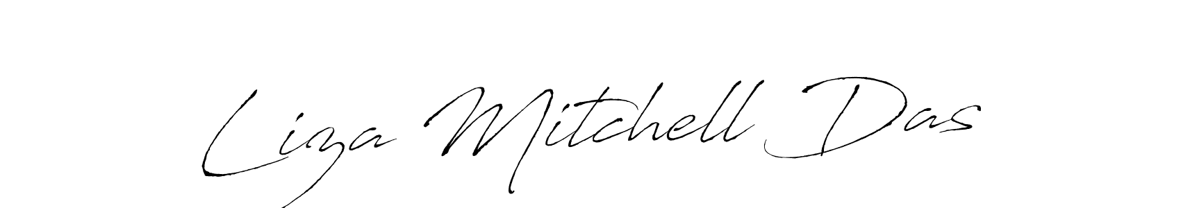 The best way (Antro_Vectra) to make a short signature is to pick only two or three words in your name. The name Liza Mitchell Das include a total of six letters. For converting this name. Liza Mitchell Das signature style 6 images and pictures png