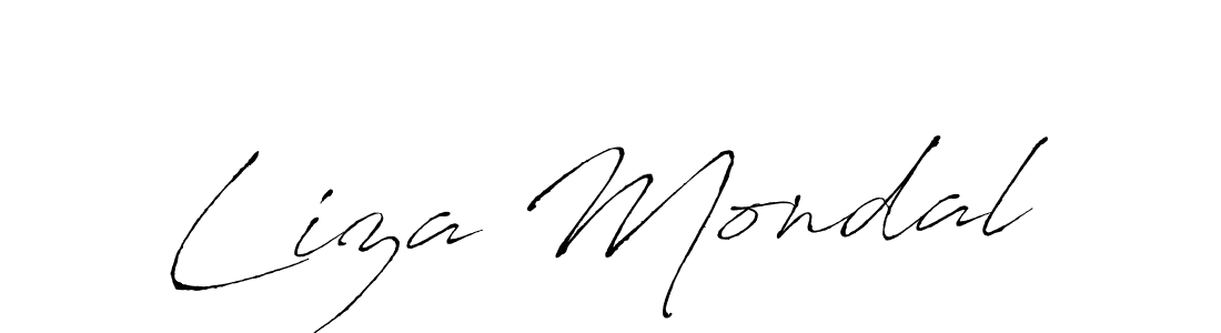 Make a beautiful signature design for name Liza Mondal. Use this online signature maker to create a handwritten signature for free. Liza Mondal signature style 6 images and pictures png