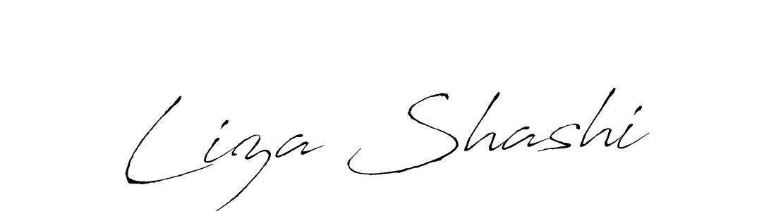 Also You can easily find your signature by using the search form. We will create Liza Shashi name handwritten signature images for you free of cost using Antro_Vectra sign style. Liza Shashi signature style 6 images and pictures png