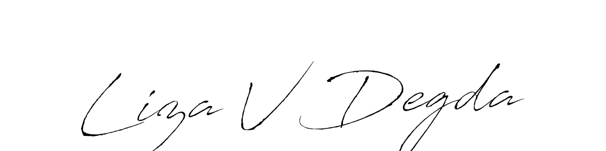 Once you've used our free online signature maker to create your best signature Antro_Vectra style, it's time to enjoy all of the benefits that Liza V Degda name signing documents. Liza V Degda signature style 6 images and pictures png