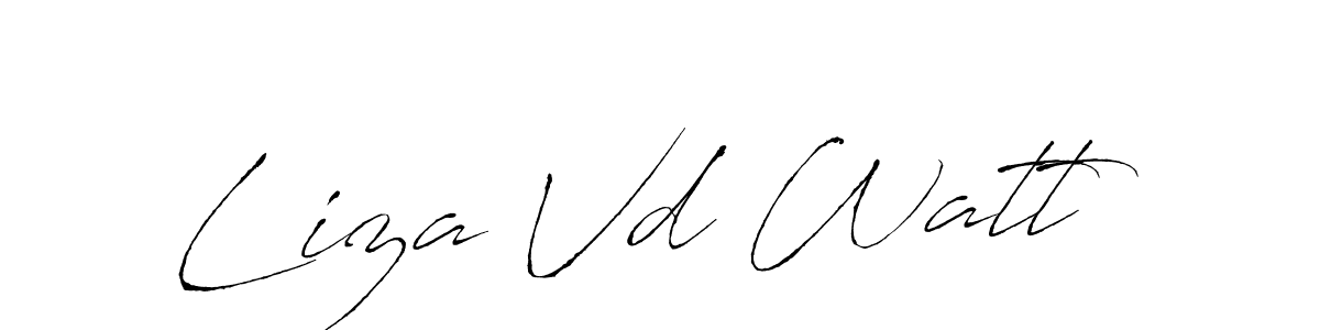 Here are the top 10 professional signature styles for the name Liza Vd Watt. These are the best autograph styles you can use for your name. Liza Vd Watt signature style 6 images and pictures png
