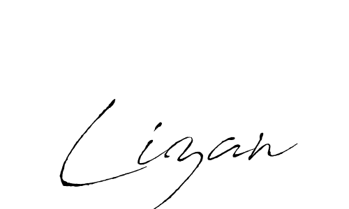 Best and Professional Signature Style for Lizan. Antro_Vectra Best Signature Style Collection. Lizan signature style 6 images and pictures png