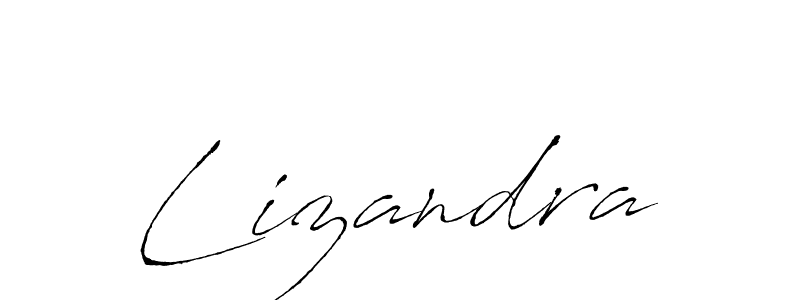 Use a signature maker to create a handwritten signature online. With this signature software, you can design (Antro_Vectra) your own signature for name Lizandra. Lizandra signature style 6 images and pictures png