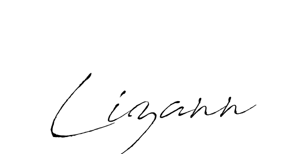 How to make Lizann signature? Antro_Vectra is a professional autograph style. Create handwritten signature for Lizann name. Lizann signature style 6 images and pictures png
