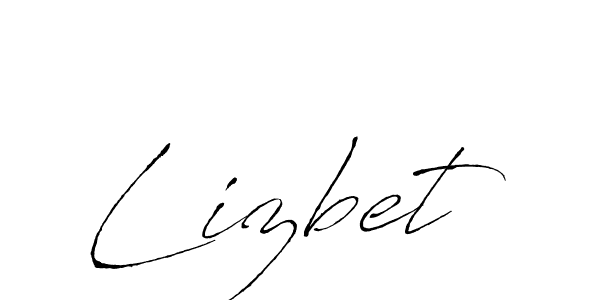 Also we have Lizbet name is the best signature style. Create professional handwritten signature collection using Antro_Vectra autograph style. Lizbet signature style 6 images and pictures png