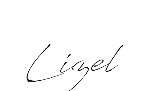 You should practise on your own different ways (Antro_Vectra) to write your name (Lizel) in signature. don't let someone else do it for you. Lizel signature style 6 images and pictures png