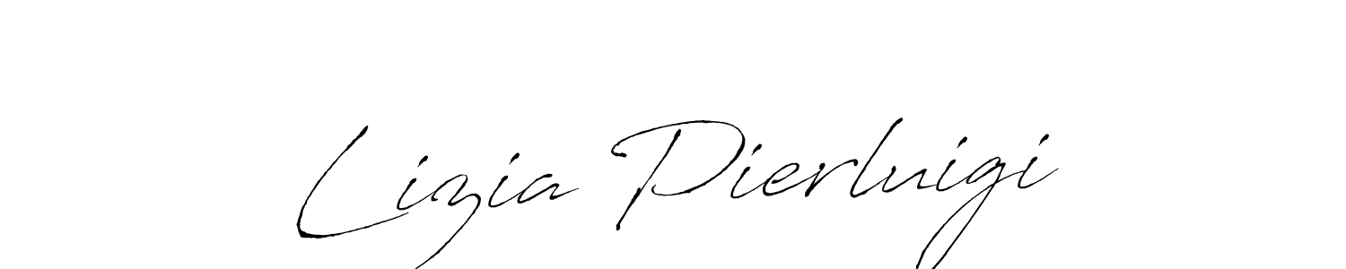 You should practise on your own different ways (Antro_Vectra) to write your name (Lizia Pierluigi) in signature. don't let someone else do it for you. Lizia Pierluigi signature style 6 images and pictures png