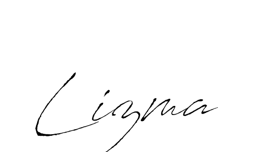 Design your own signature with our free online signature maker. With this signature software, you can create a handwritten (Antro_Vectra) signature for name Lizma. Lizma signature style 6 images and pictures png