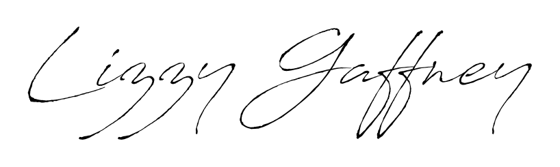 Also we have Lizzy Gaffney name is the best signature style. Create professional handwritten signature collection using Antro_Vectra autograph style. Lizzy Gaffney signature style 6 images and pictures png