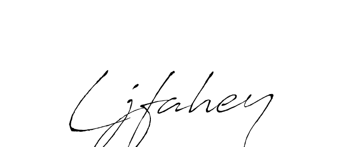 Make a beautiful signature design for name Ljfahey. With this signature (Antro_Vectra) style, you can create a handwritten signature for free. Ljfahey signature style 6 images and pictures png