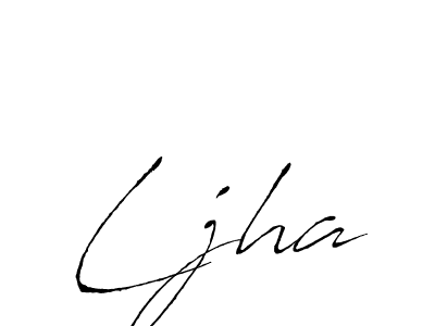 How to Draw Ljha signature style? Antro_Vectra is a latest design signature styles for name Ljha. Ljha signature style 6 images and pictures png