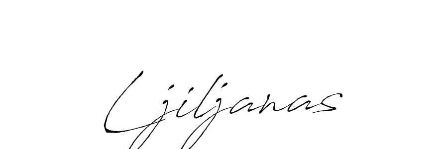 Antro_Vectra is a professional signature style that is perfect for those who want to add a touch of class to their signature. It is also a great choice for those who want to make their signature more unique. Get Ljiljanas name to fancy signature for free. Ljiljanas signature style 6 images and pictures png