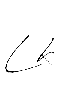 Design your own signature with our free online signature maker. With this signature software, you can create a handwritten (Antro_Vectra) signature for name Lk. Lk signature style 6 images and pictures png