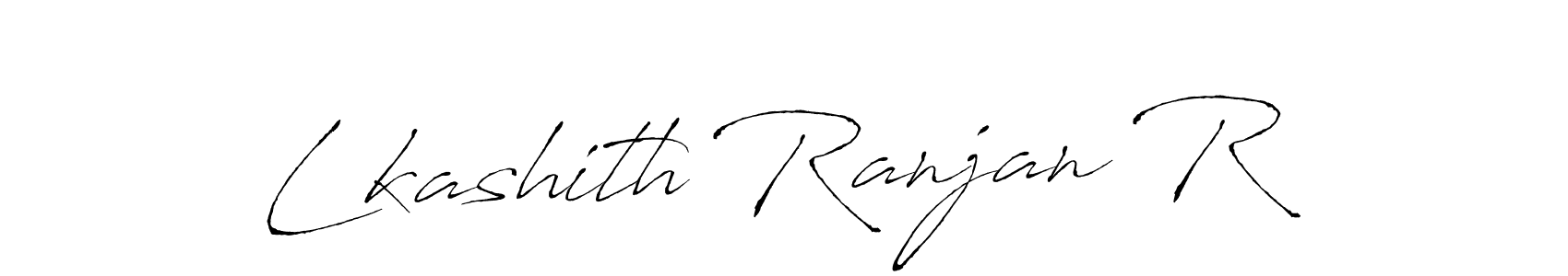 Similarly Antro_Vectra is the best handwritten signature design. Signature creator online .You can use it as an online autograph creator for name Lkashith Ranjan R. Lkashith Ranjan R signature style 6 images and pictures png