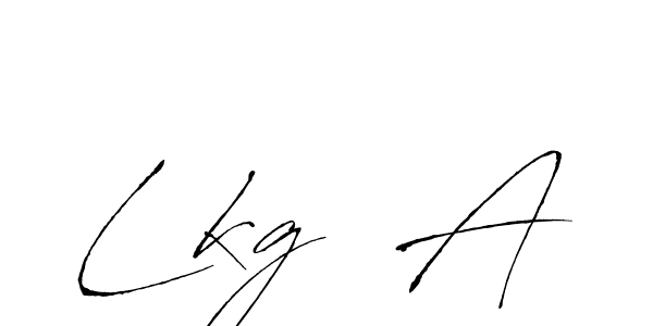 Design your own signature with our free online signature maker. With this signature software, you can create a handwritten (Antro_Vectra) signature for name Lkg  A. Lkg  A signature style 6 images and pictures png