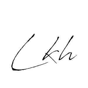 Create a beautiful signature design for name Lkh. With this signature (Antro_Vectra) fonts, you can make a handwritten signature for free. Lkh signature style 6 images and pictures png