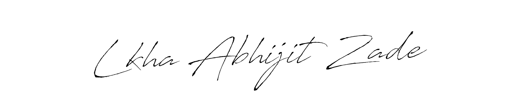 It looks lik you need a new signature style for name Lkha Abhijit Zade. Design unique handwritten (Antro_Vectra) signature with our free signature maker in just a few clicks. Lkha Abhijit Zade signature style 6 images and pictures png