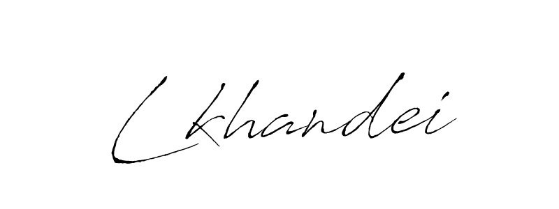 Also You can easily find your signature by using the search form. We will create Lkhandei name handwritten signature images for you free of cost using Antro_Vectra sign style. Lkhandei signature style 6 images and pictures png
