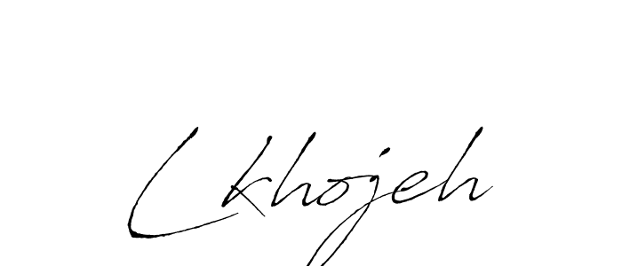 How to make Lkhojeh signature? Antro_Vectra is a professional autograph style. Create handwritten signature for Lkhojeh name. Lkhojeh signature style 6 images and pictures png