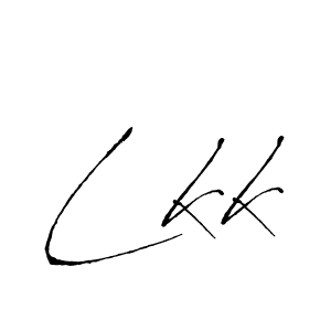 Make a beautiful signature design for name Lkk. With this signature (Antro_Vectra) style, you can create a handwritten signature for free. Lkk signature style 6 images and pictures png