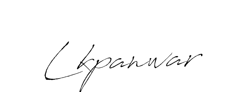 Make a beautiful signature design for name Lkpanwar. With this signature (Antro_Vectra) style, you can create a handwritten signature for free. Lkpanwar signature style 6 images and pictures png
