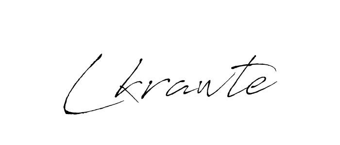 How to make Lkrawte name signature. Use Antro_Vectra style for creating short signs online. This is the latest handwritten sign. Lkrawte signature style 6 images and pictures png