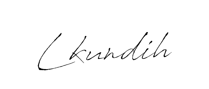 Make a beautiful signature design for name Lkundih. With this signature (Antro_Vectra) style, you can create a handwritten signature for free. Lkundih signature style 6 images and pictures png