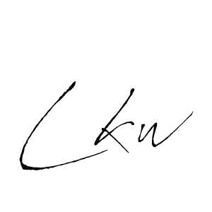 Also we have Lkw name is the best signature style. Create professional handwritten signature collection using Antro_Vectra autograph style. Lkw signature style 6 images and pictures png