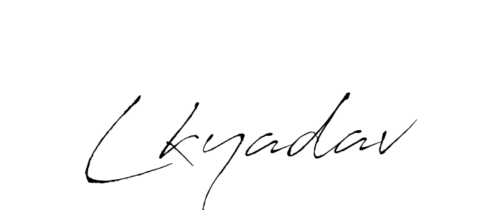 Use a signature maker to create a handwritten signature online. With this signature software, you can design (Antro_Vectra) your own signature for name Lkyadav. Lkyadav signature style 6 images and pictures png