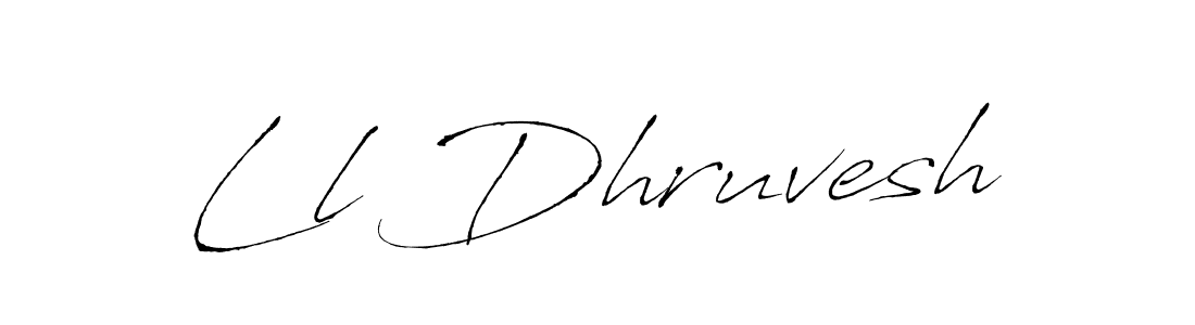 Once you've used our free online signature maker to create your best signature Antro_Vectra style, it's time to enjoy all of the benefits that Ll Dhruvesh name signing documents. Ll Dhruvesh signature style 6 images and pictures png