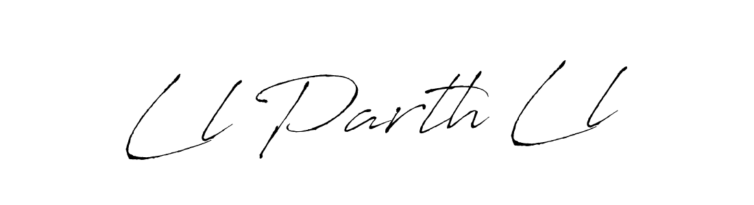 This is the best signature style for the Ll Parth Ll name. Also you like these signature font (Antro_Vectra). Mix name signature. Ll Parth Ll signature style 6 images and pictures png