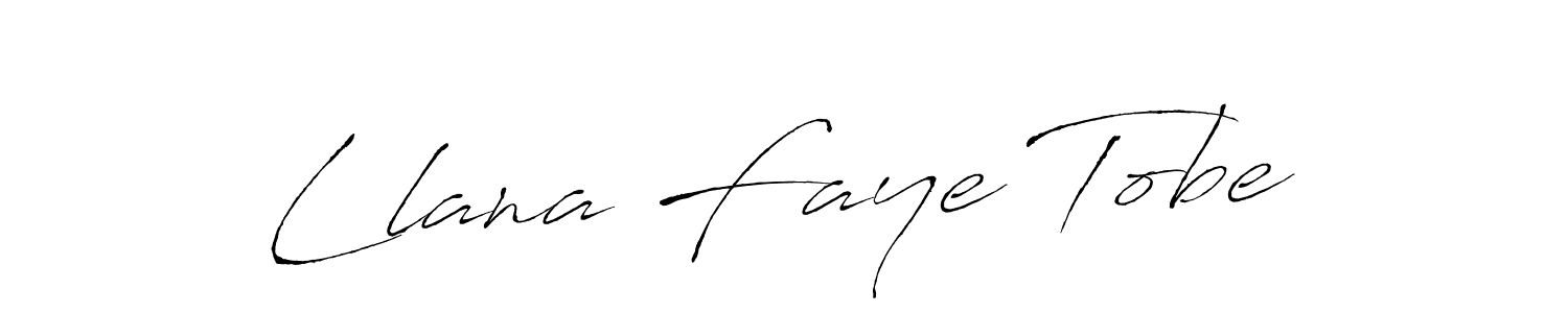 The best way (Antro_Vectra) to make a short signature is to pick only two or three words in your name. The name Llana Faye Tobe include a total of six letters. For converting this name. Llana Faye Tobe signature style 6 images and pictures png