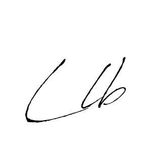 Design your own signature with our free online signature maker. With this signature software, you can create a handwritten (Antro_Vectra) signature for name Llb. Llb signature style 6 images and pictures png