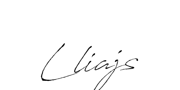 if you are searching for the best signature style for your name Lliajs. so please give up your signature search. here we have designed multiple signature styles  using Antro_Vectra. Lliajs signature style 6 images and pictures png