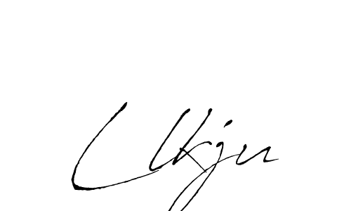 You should practise on your own different ways (Antro_Vectra) to write your name (Llkju) in signature. don't let someone else do it for you. Llkju signature style 6 images and pictures png