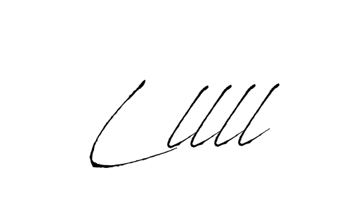 This is the best signature style for the Lllll name. Also you like these signature font (Antro_Vectra). Mix name signature. Lllll signature style 6 images and pictures png