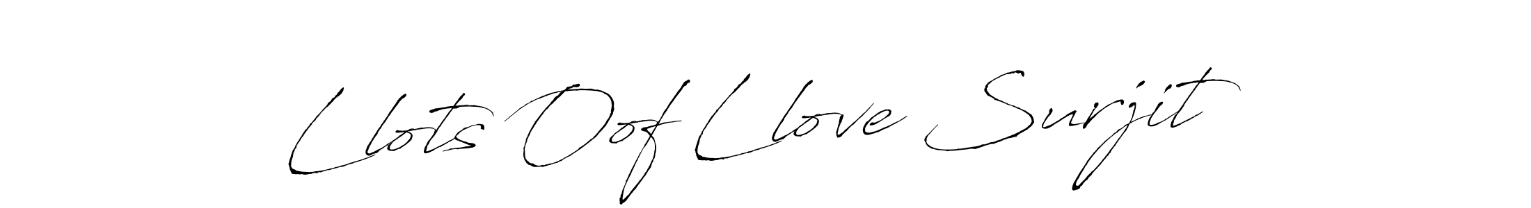 Also we have Llots Oof Llove Surjit name is the best signature style. Create professional handwritten signature collection using Antro_Vectra autograph style. Llots Oof Llove Surjit signature style 6 images and pictures png