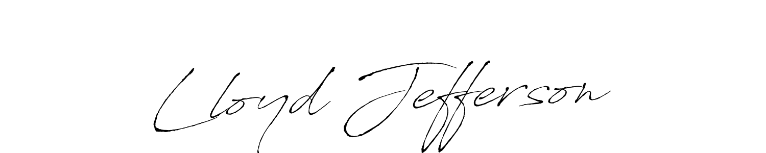 Create a beautiful signature design for name Lloyd Jefferson. With this signature (Antro_Vectra) fonts, you can make a handwritten signature for free. Lloyd Jefferson signature style 6 images and pictures png