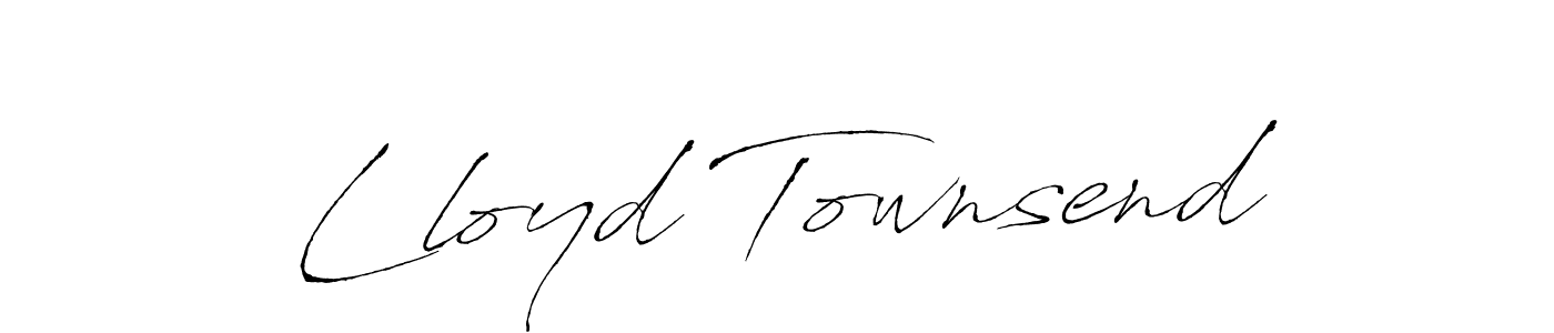 Create a beautiful signature design for name Lloyd Townsend. With this signature (Antro_Vectra) fonts, you can make a handwritten signature for free. Lloyd Townsend signature style 6 images and pictures png