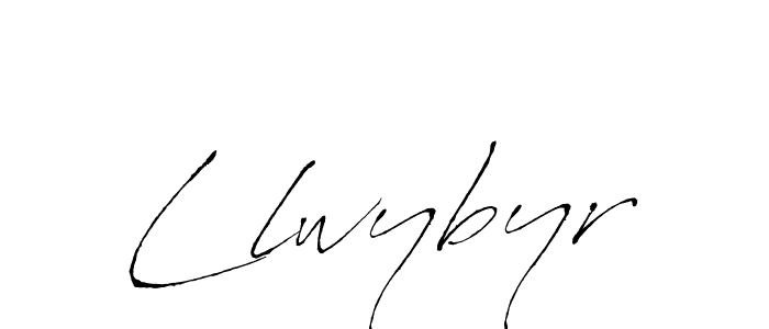 Llwybyr stylish signature style. Best Handwritten Sign (Antro_Vectra) for my name. Handwritten Signature Collection Ideas for my name Llwybyr. Llwybyr signature style 6 images and pictures png