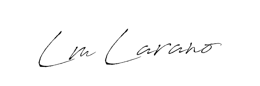 This is the best signature style for the Lm Larano name. Also you like these signature font (Antro_Vectra). Mix name signature. Lm Larano signature style 6 images and pictures png