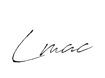 Design your own signature with our free online signature maker. With this signature software, you can create a handwritten (Antro_Vectra) signature for name Lmac. Lmac signature style 6 images and pictures png