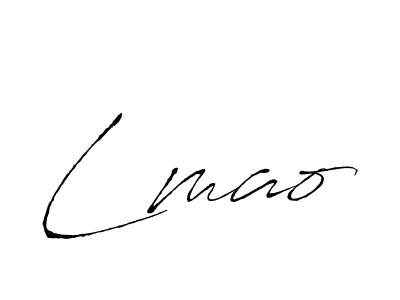 Design your own signature with our free online signature maker. With this signature software, you can create a handwritten (Antro_Vectra) signature for name Lmao. Lmao signature style 6 images and pictures png