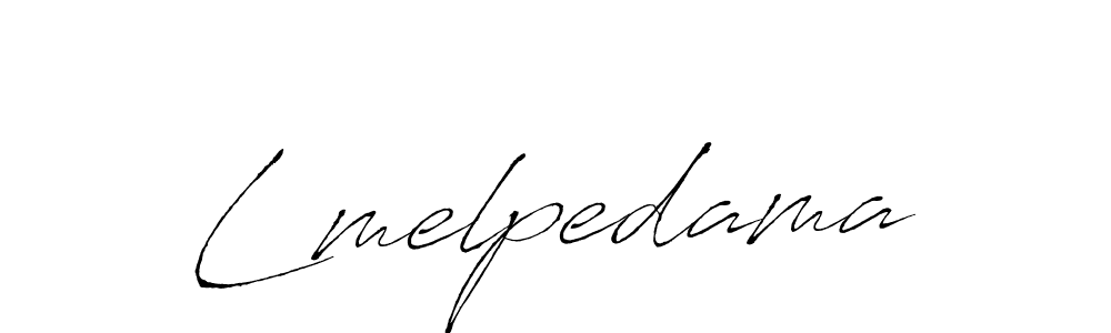 Lmelpedama stylish signature style. Best Handwritten Sign (Antro_Vectra) for my name. Handwritten Signature Collection Ideas for my name Lmelpedama. Lmelpedama signature style 6 images and pictures png