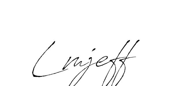 Also we have Lmjeff name is the best signature style. Create professional handwritten signature collection using Antro_Vectra autograph style. Lmjeff signature style 6 images and pictures png