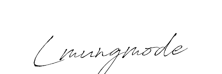 Use a signature maker to create a handwritten signature online. With this signature software, you can design (Antro_Vectra) your own signature for name Lmungmode. Lmungmode signature style 6 images and pictures png