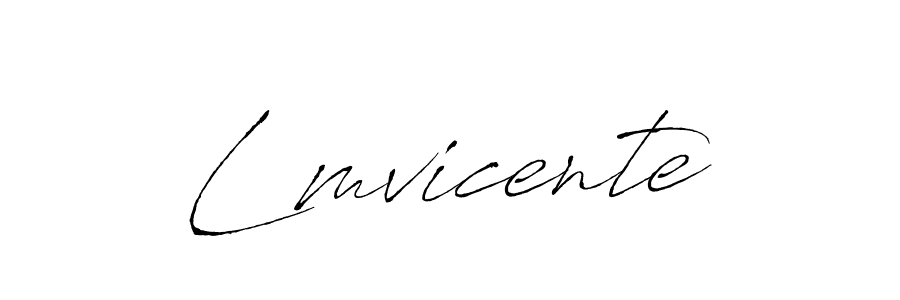 The best way (Antro_Vectra) to make a short signature is to pick only two or three words in your name. The name Lmvicente include a total of six letters. For converting this name. Lmvicente signature style 6 images and pictures png
