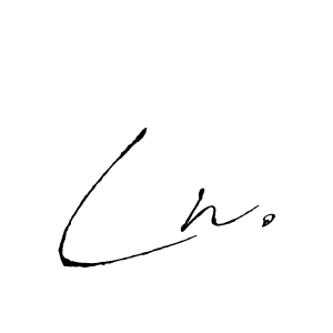 How to Draw Ln. signature style? Antro_Vectra is a latest design signature styles for name Ln.. Ln. signature style 6 images and pictures png