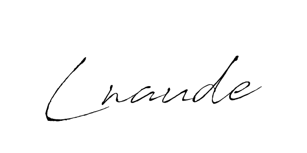 Create a beautiful signature design for name Lnaude. With this signature (Antro_Vectra) fonts, you can make a handwritten signature for free. Lnaude signature style 6 images and pictures png